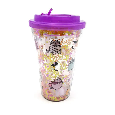 Pusheen the Cat Halloween Double Walled Cup & Straw