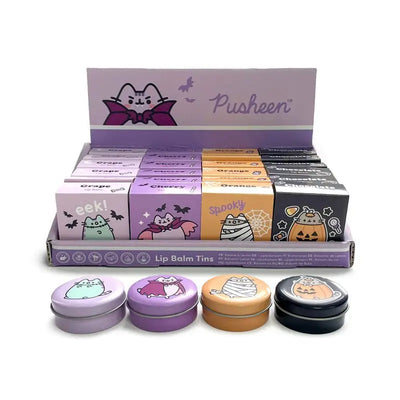 Pusheen the Cat Halloween Lip Balm in a Tin