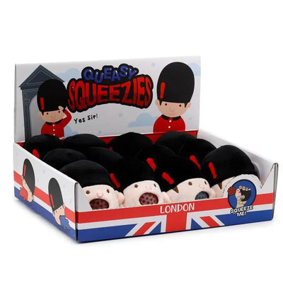 Queasy Squeezies London Guardsman Plush Squeezy Toy - Novelty Toys