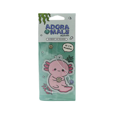 Raspberry Adoramals Maddie the Axolotl Air Freshener - Car Air Fresheners