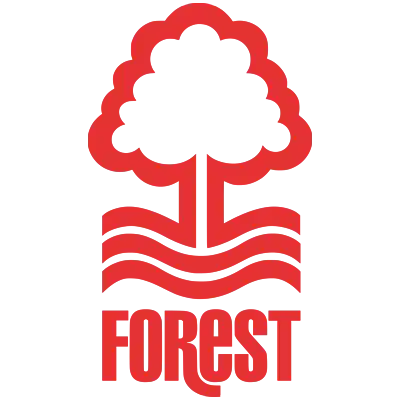 Red tree logo design with wavy lines and ’forest’ text below.