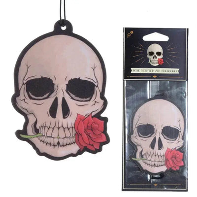 Rose Gothic Skulls and Roses Air Freshener - Car Air Fresheners