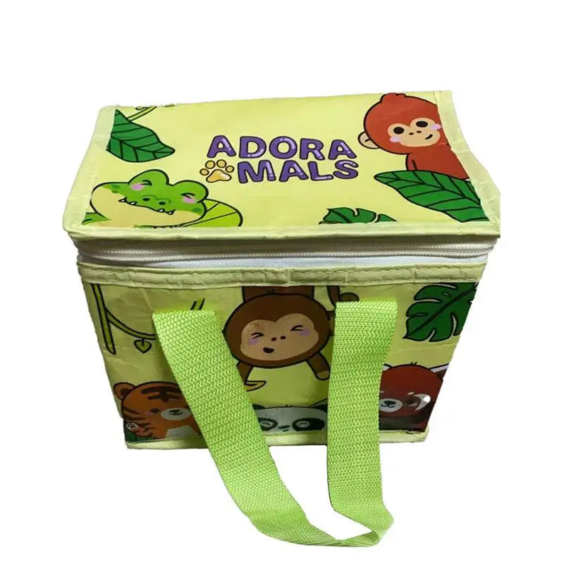 RPET Cool Bag Lunch Bag Adoramals Wild - Zoo Safari & Wildlife Parks