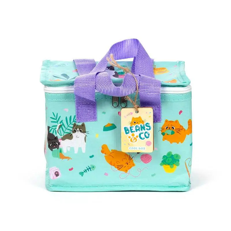 RPET Cool Bag Lunch Bag Beans & Co Cats - Cat Gifts & Collectables