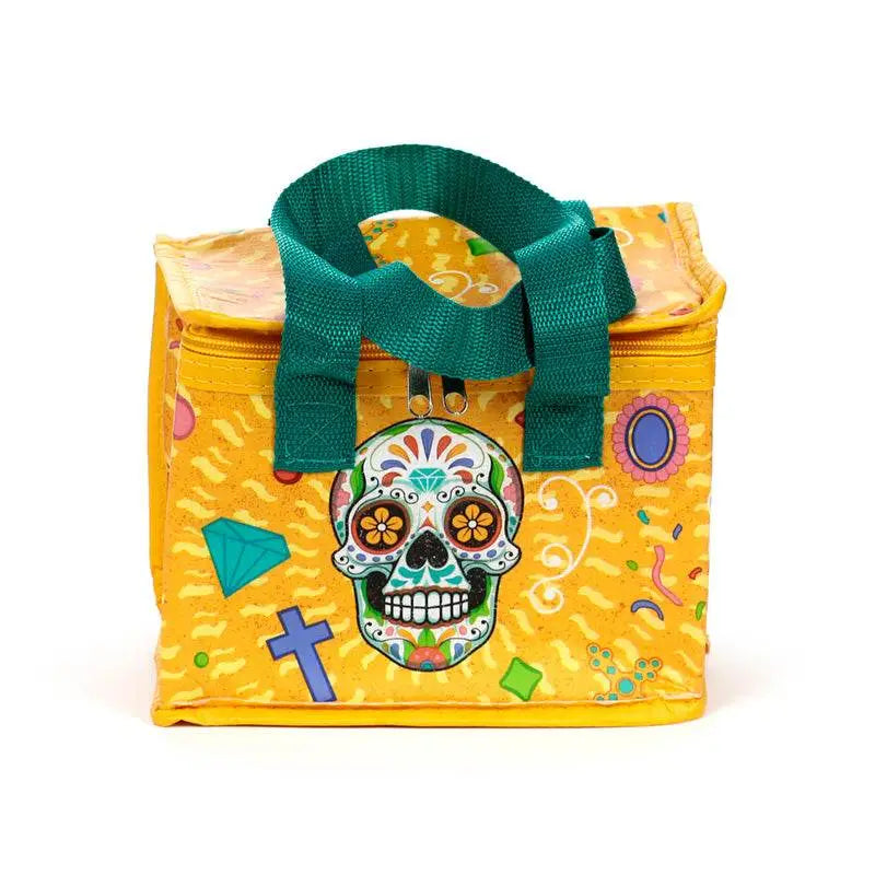 RPET Cool Bag Lunch Bag Day of the Dead - Day of the Dead Skulls
