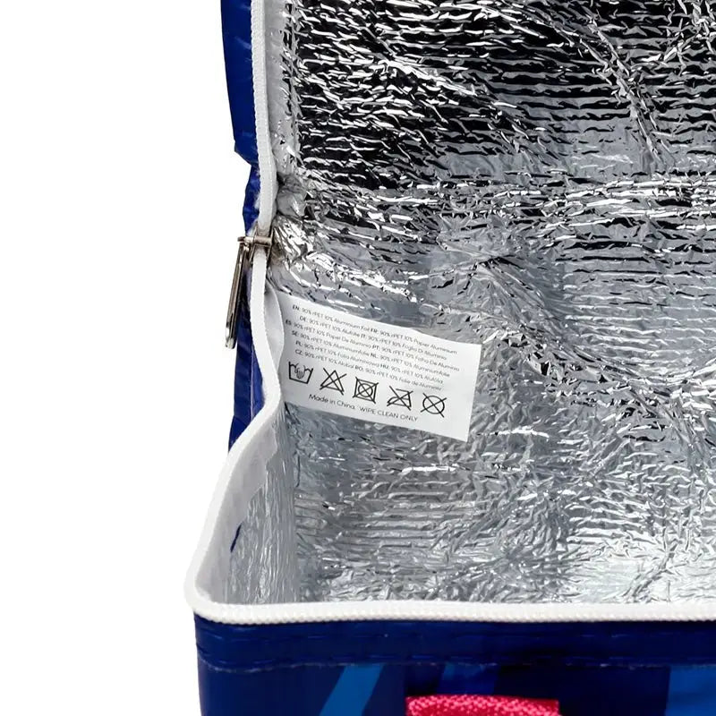 RPET Cool Bag Lunch Bag Minecraft Axolotl - Zoo Safari & Wildlife Parks