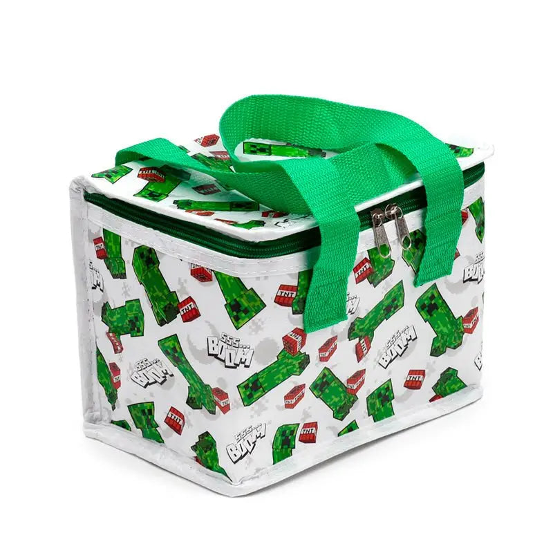 RPET Cool Bag Lunch Bag Minecraft Creeper & TNT - Minecraft Gifts