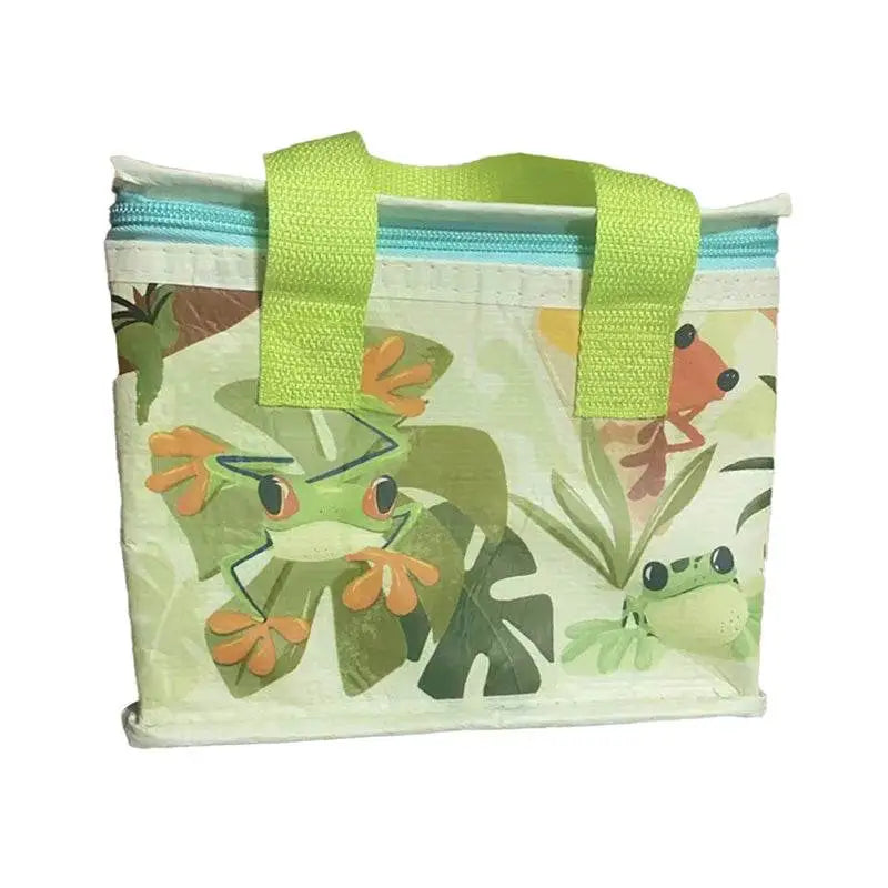 RPET Cool Bag Lunch Bag Tropical Frogs - Zoo Safari & Wildlife Parks