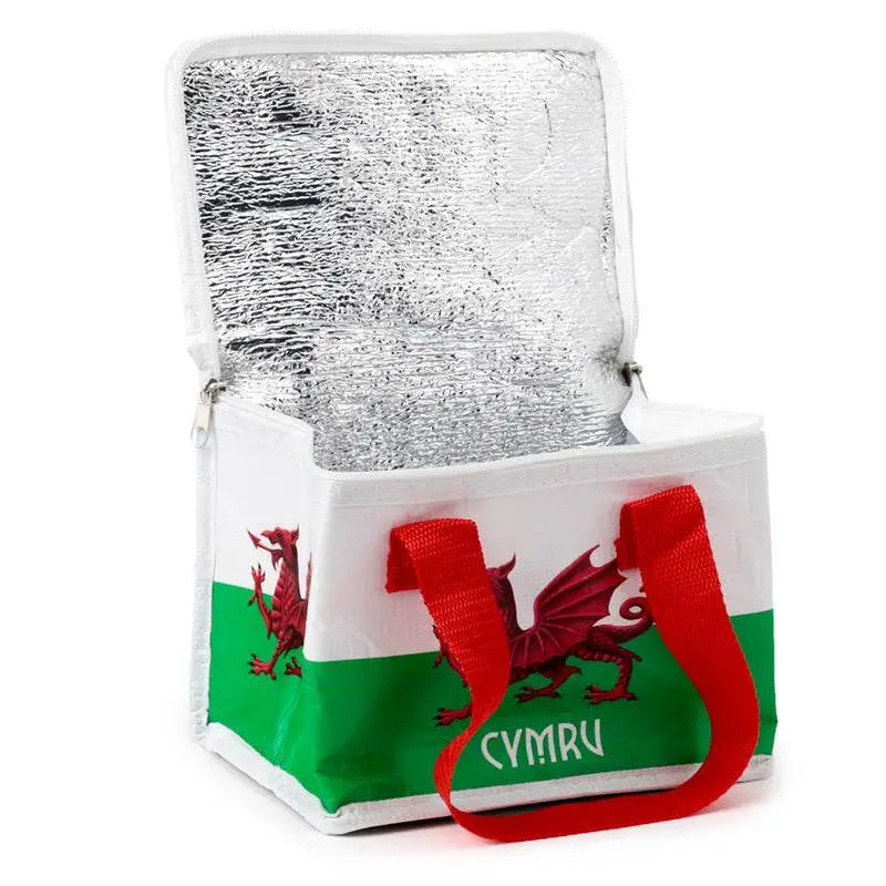 RPET Cool Bag Lunch Bag Welsh Dragon Wales (Cymru) Souvenir - Cooler Bags & Lunch Bags