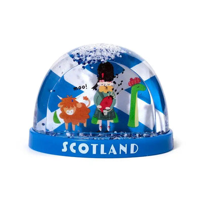 Scotland Souvenir Medium Glitter Snow Storm - Unicorns