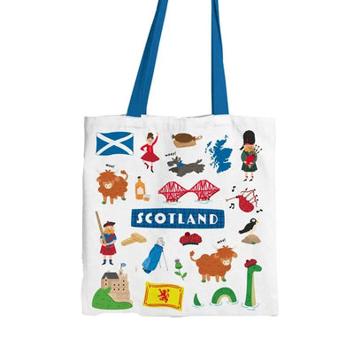 Scotland Souvenir Reusable Tote Bag - Reusable Shopping & Storage Bags