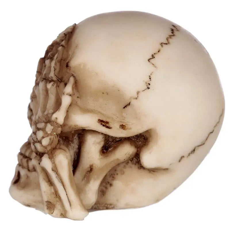 Set of 3 Small See No Hear No Speak No Evil Skulls - Gothic Fantasy Skulls & Skeletons