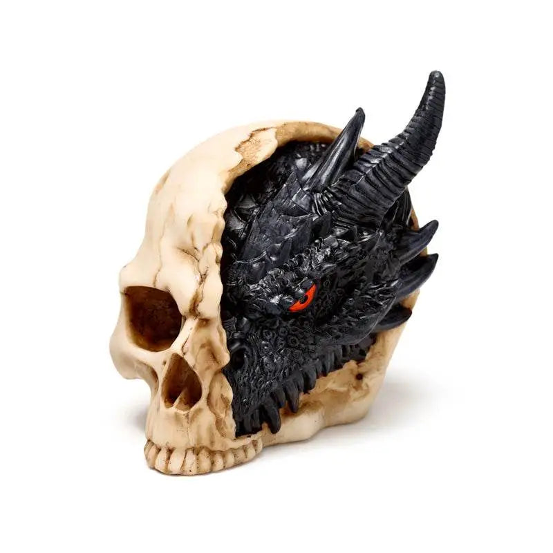 Shadows of Darkness Black Dragon in Skull Small - Dragon Gifts