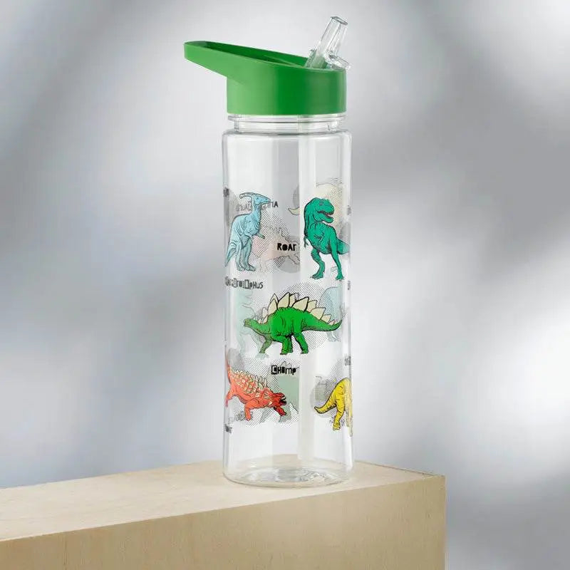 Shatterproof Plastic 550ml Water Bottle Dinosauria - Dinosaur Gifts