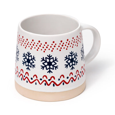 Snowflake Stoneware Mug - Gift Arch