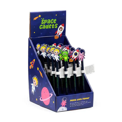 Space Cadets Pencil with PVC Topper - Space & Monster Gifts