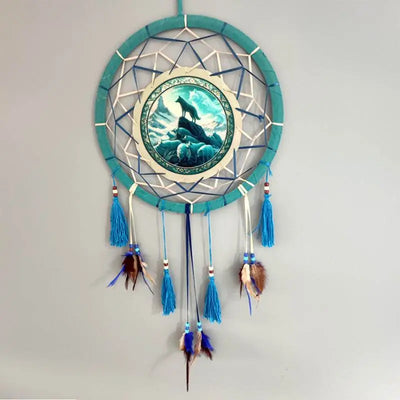 Spirit of the Wolf Pack Dreamcatcher 33cm - Dreamcatchers