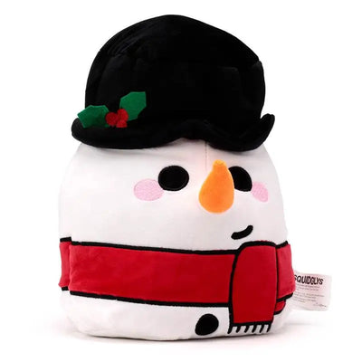 Squidglys Christmas Festive Friends Cole the Snowman Plush Toy - Novelty Toys