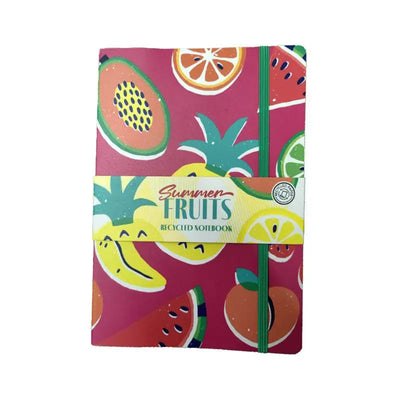 Summer Fruits Recycled Paper Notepad - Fast Food