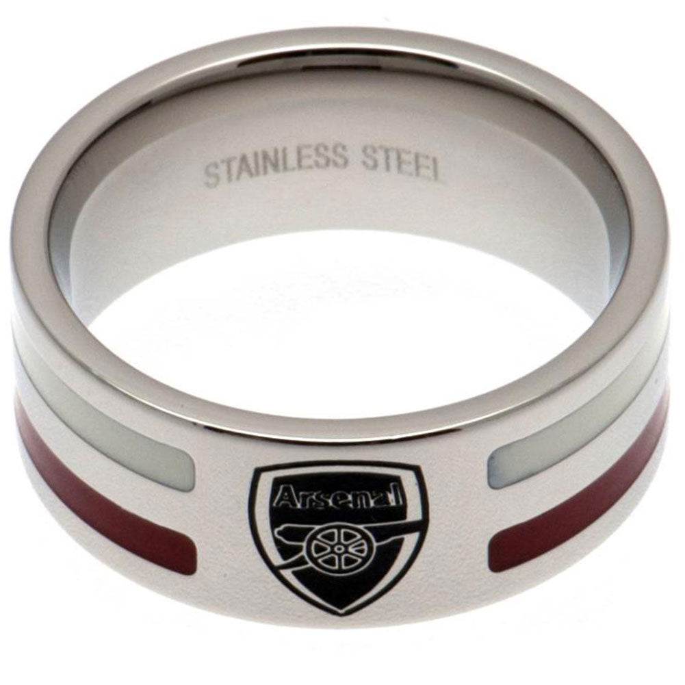 Arsenal FC Colour Stripe Ring Medium - Gift Arch