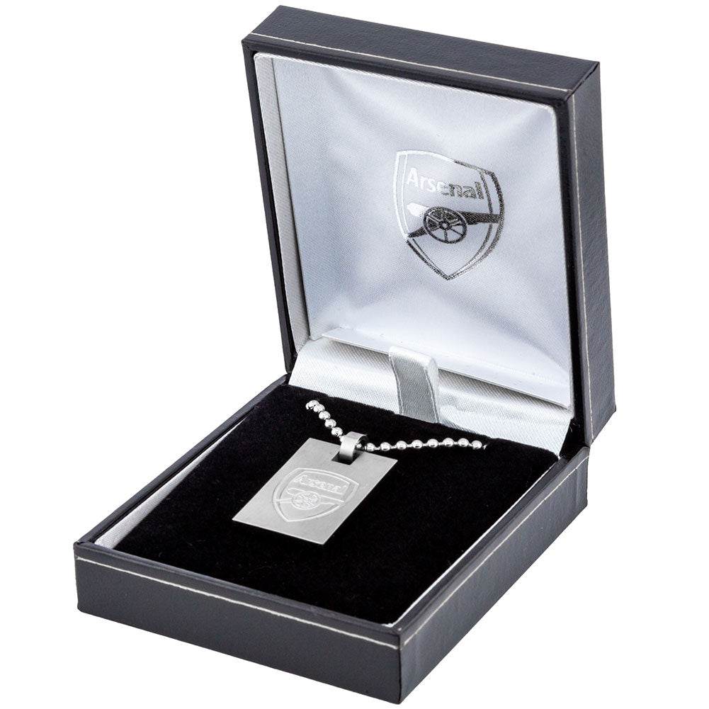 Arsenal FC Dog Tag & Chain - Gift Arch