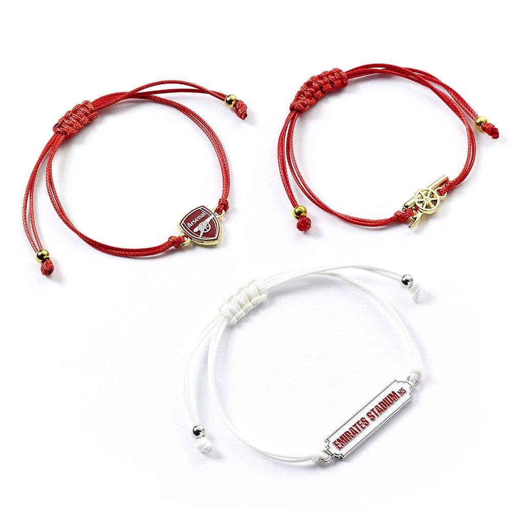 Arsenal FC Friendship Bracelet Set - Gift Arch
