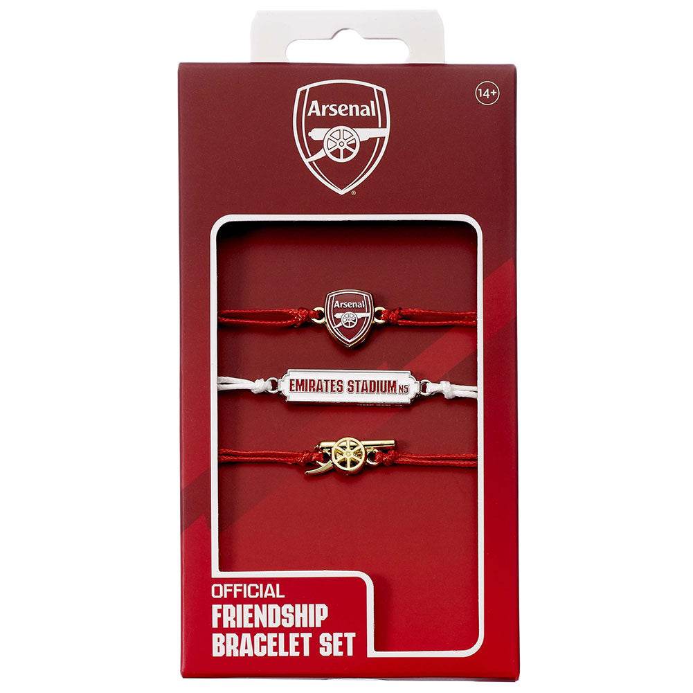 Arsenal FC Friendship Bracelet Set - Gift Arch