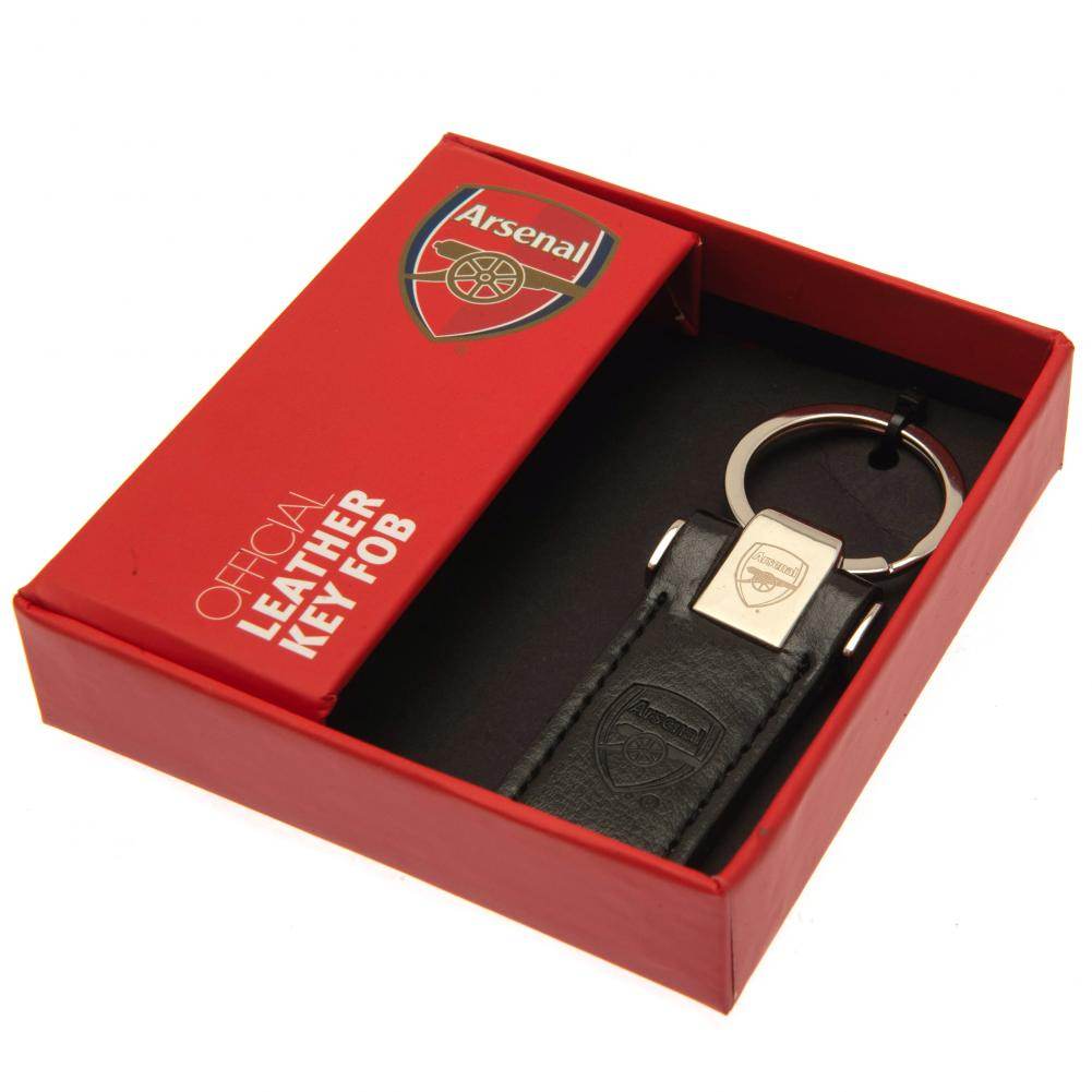 Arsenal FC Leather Key Fob - Gift Arch