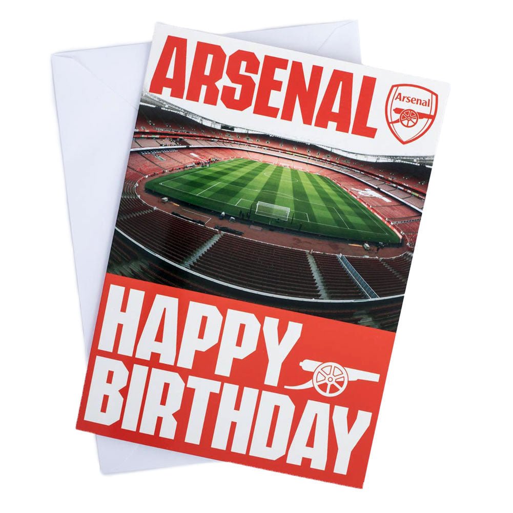 Arsenal FC Musical Birthday Card - Gift Arch