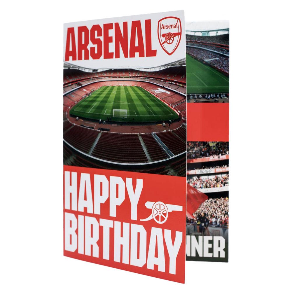 Arsenal FC Musical Birthday Card - Gift Arch