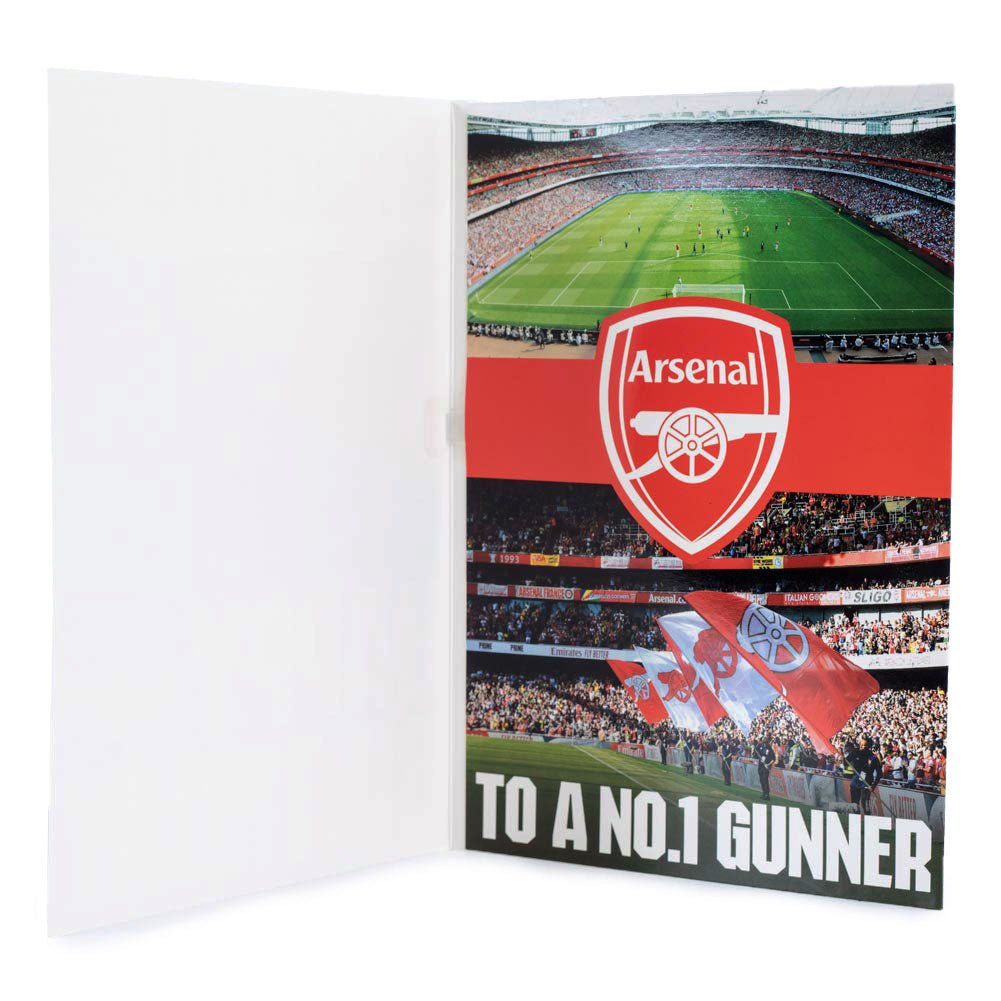Arsenal FC Musical Birthday Card - Gift Arch