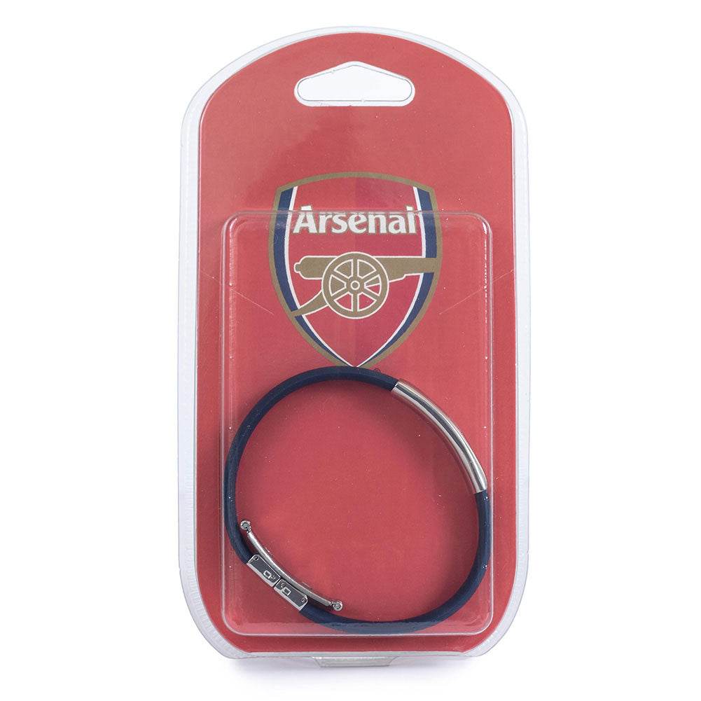 Arsenal FC Navy Silicone Bracelet - Gift Arch
