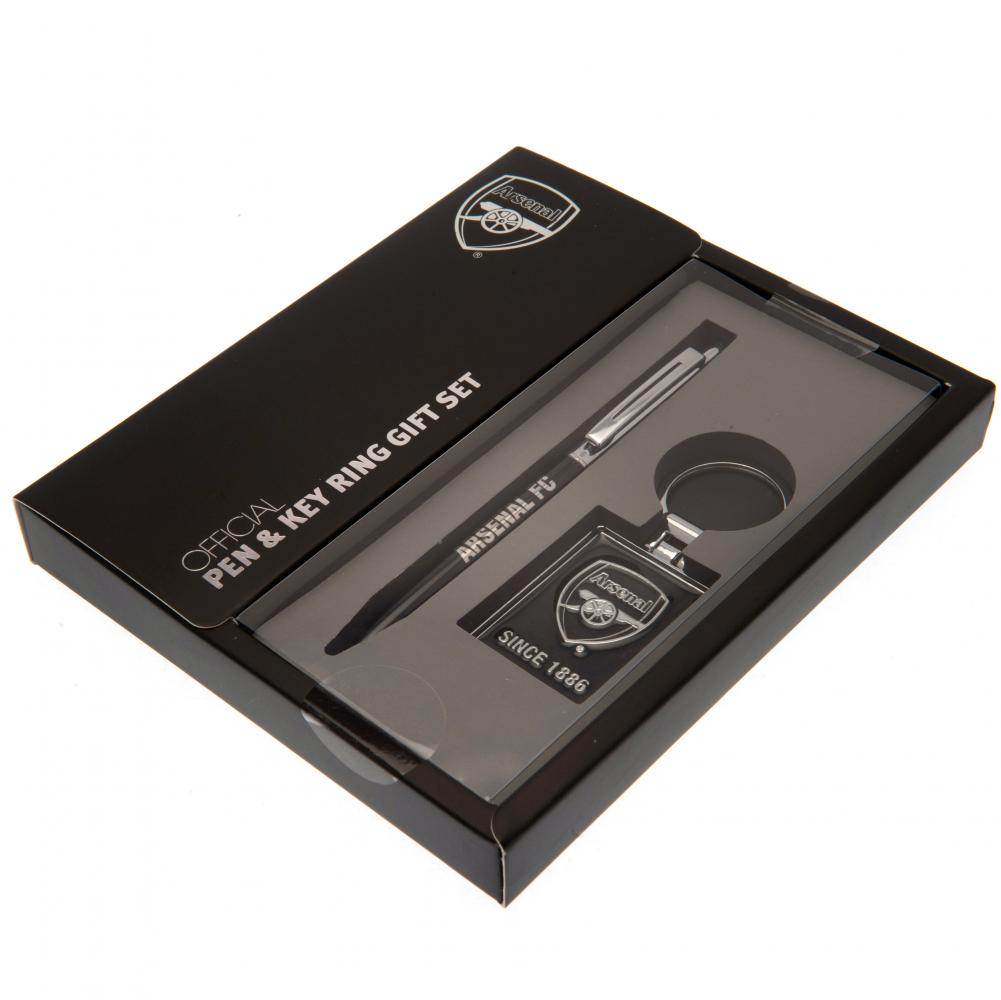 Arsenal FC Pen & Keyring Set - Gift Arch