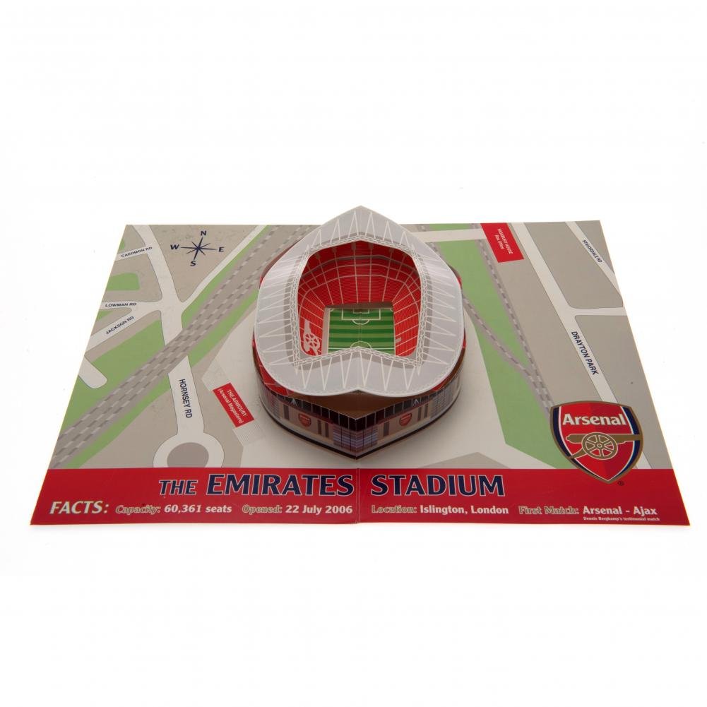 Arsenal FC Pop-Up Birthday Card - Gift Arch