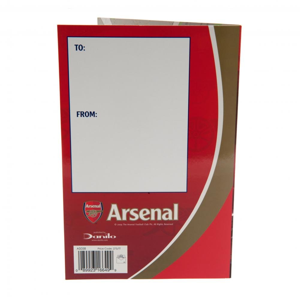 Arsenal FC Pop-Up Birthday Card - Gift Arch