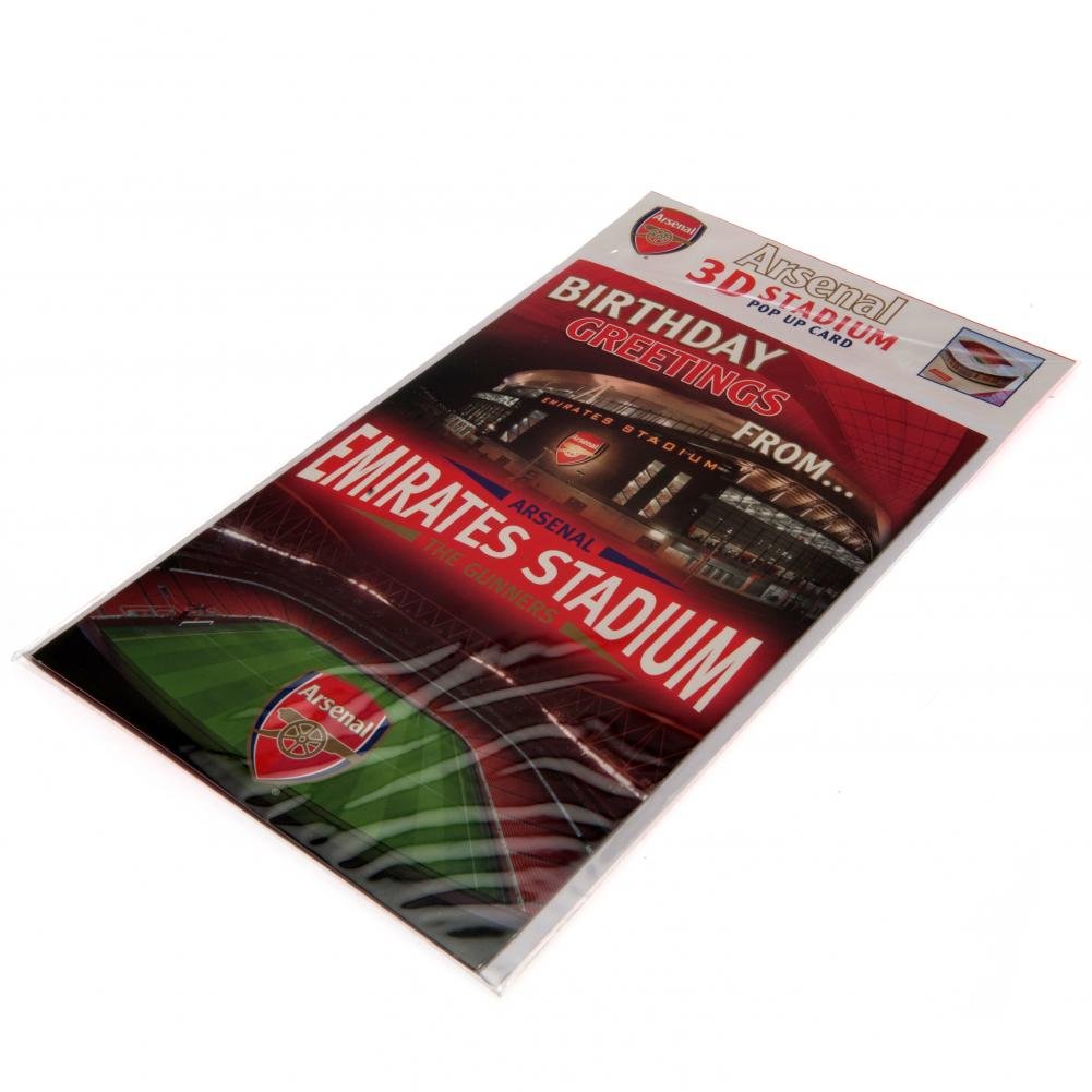 Arsenal FC Pop-Up Birthday Card - Gift Arch