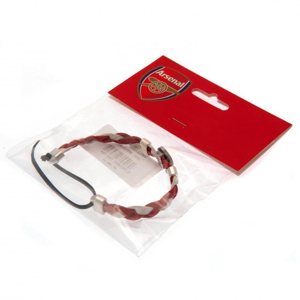 Arsenal FC PU Slider Bracelet - Gift Arch