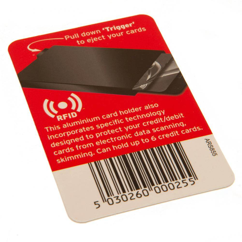 Arsenal FC rfid Aluminium Card Case - Gift Arch