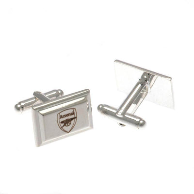 Arsenal FC Silver Plated Cufflinks - Gift Arch