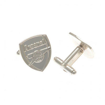 Arsenal FC Silver Plated Formed Cufflinks - Gift Arch