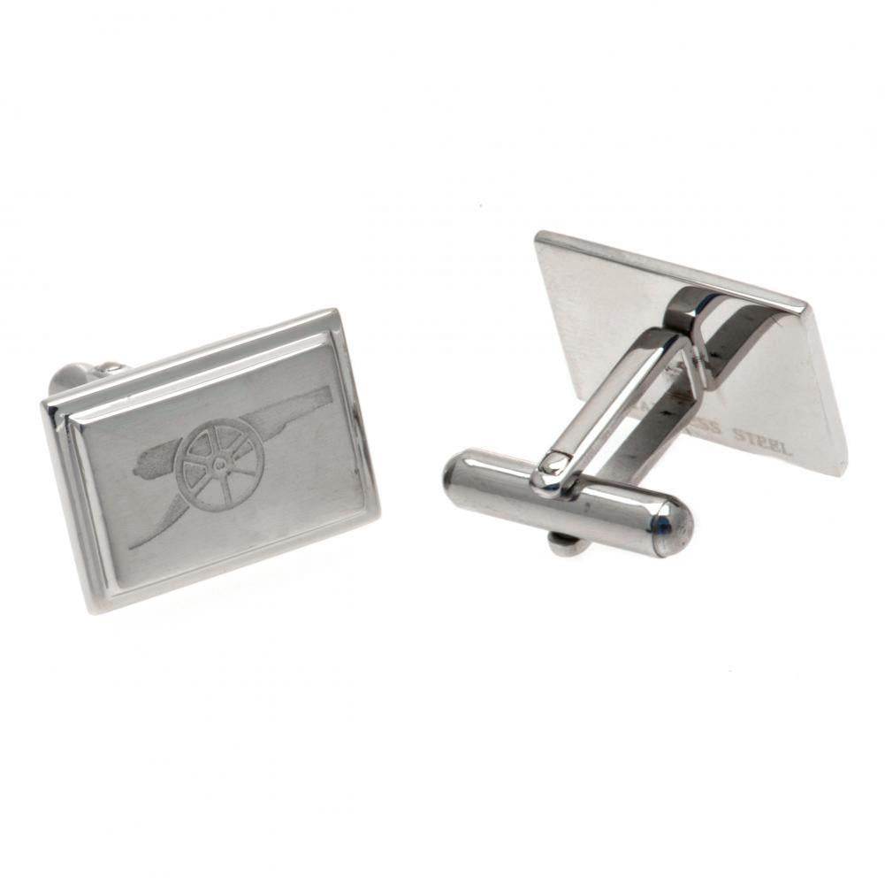 Arsenal FC Stainless Steel Cannon Cufflinks - Gift Arch