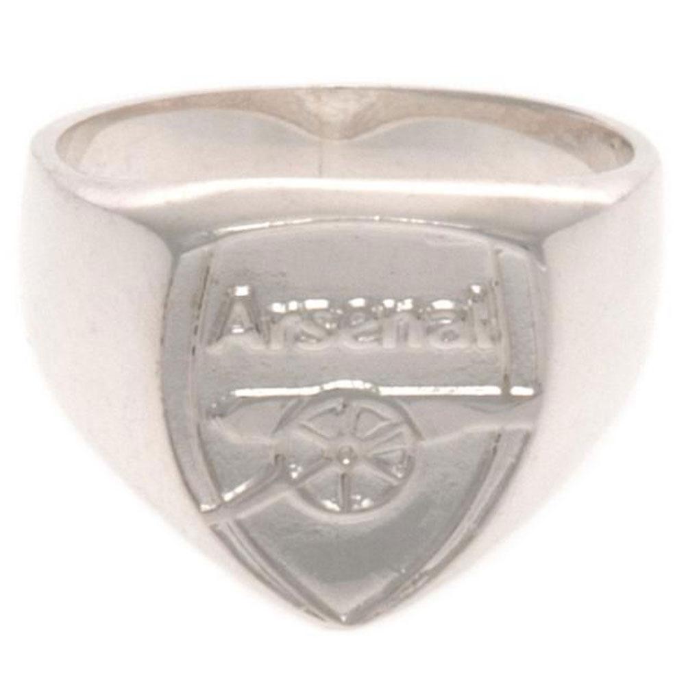 Arsenal FC Sterling Silver Ring Small - Gift Arch