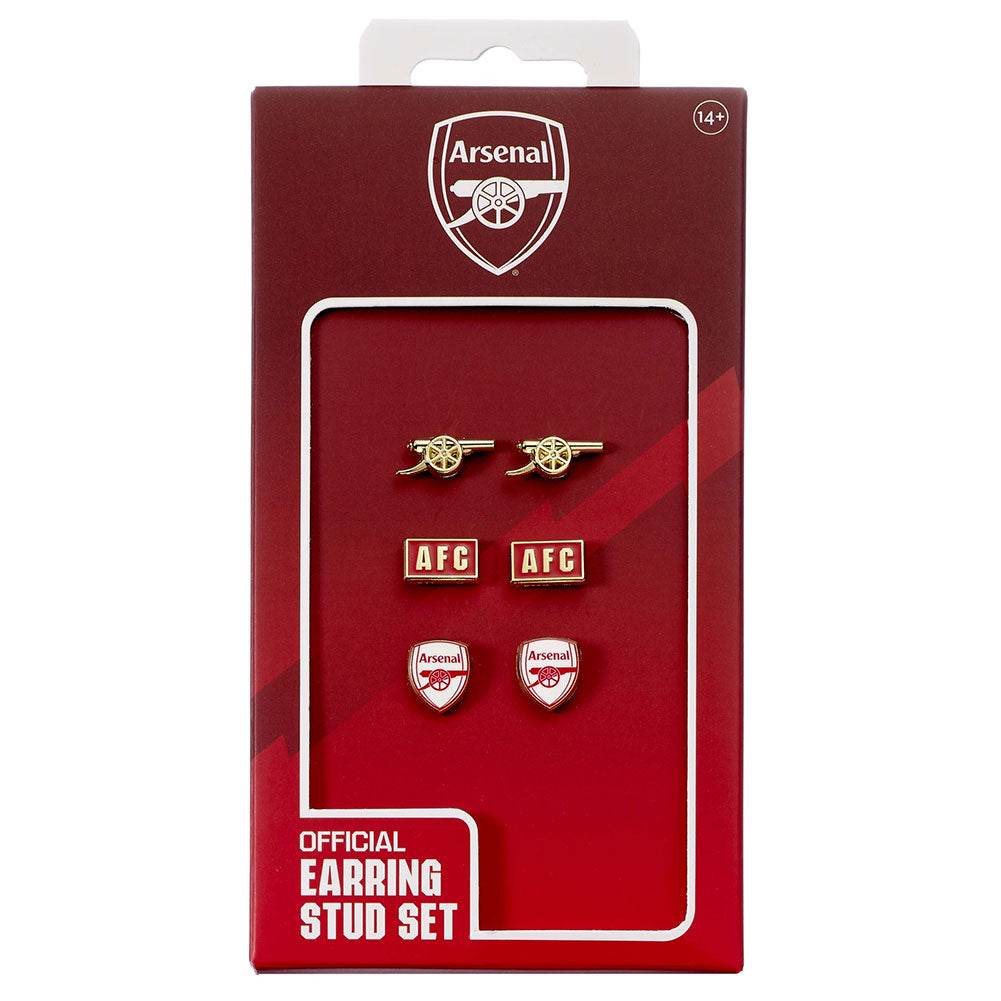 Arsenal FC Stud Earring Set - Gift Arch