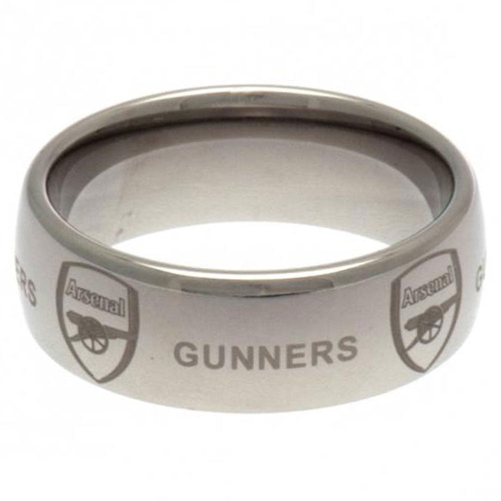 Arsenal FC Super Titanium Ring Large - Gift Arch