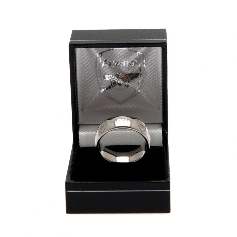 Arsenal FC Super Titanium Ring Large - Gift Arch