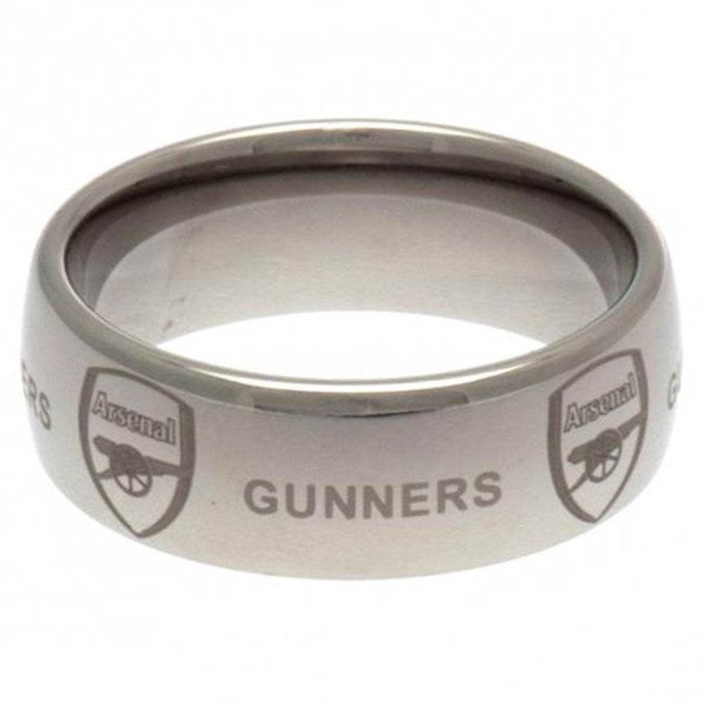 Arsenal FC Super Titanium Ring Medium - Gift Arch