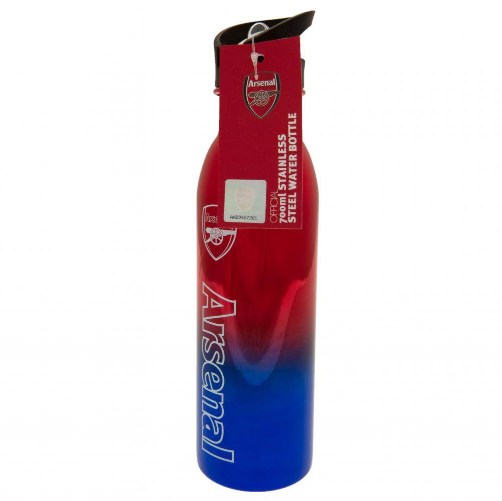 Arsenal FC UV Metallic Drinks Bottle - Gift Arch