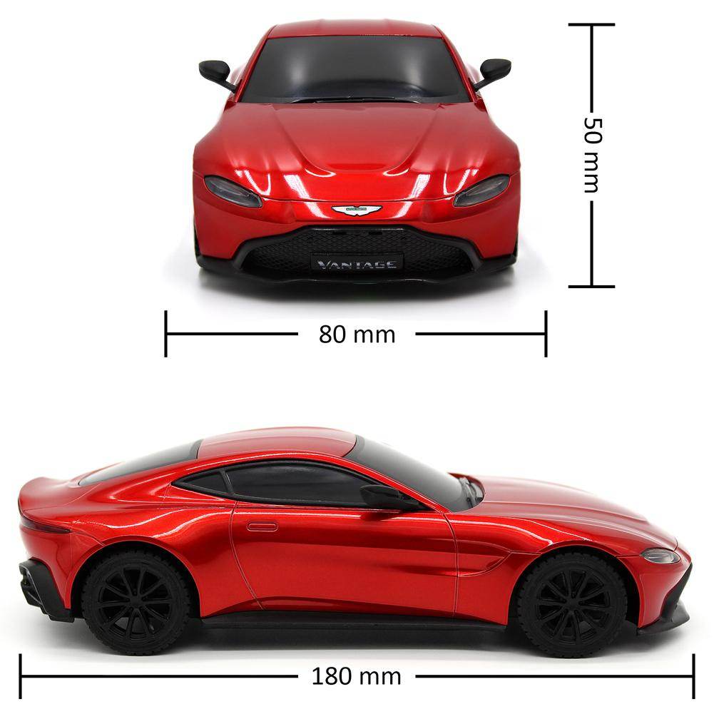 Aston Martin Vantage Radio Controlled Car 1:24 Scale Red - Gift Arch