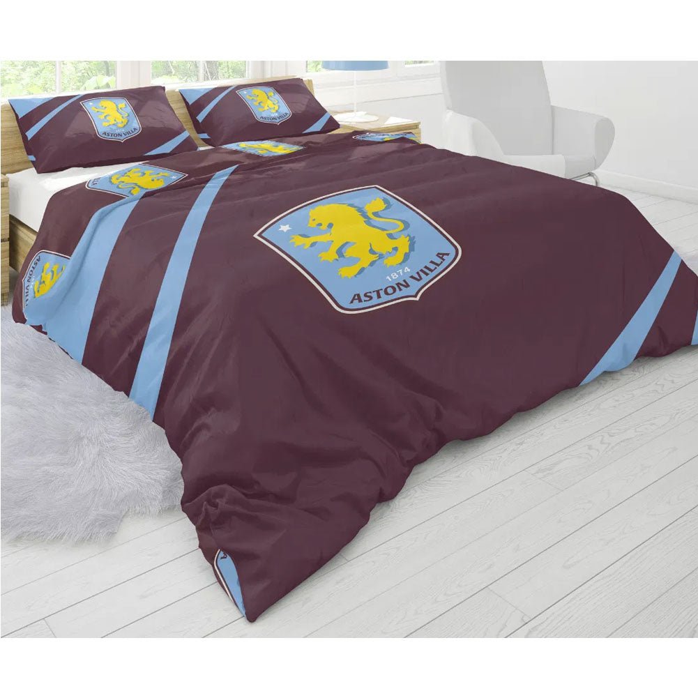 Aston Villa FC Double Duvet Set - Gift Arch