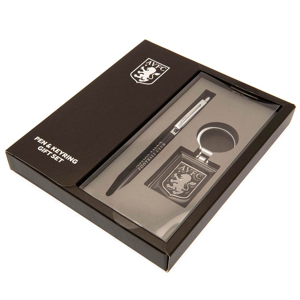 Aston Villa FC Pen & Keyring Set - Gift Arch
